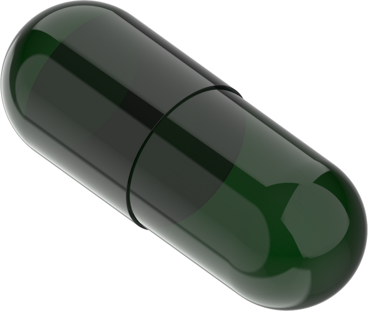 Size 0 Joined Solid Gelatin Capsules
