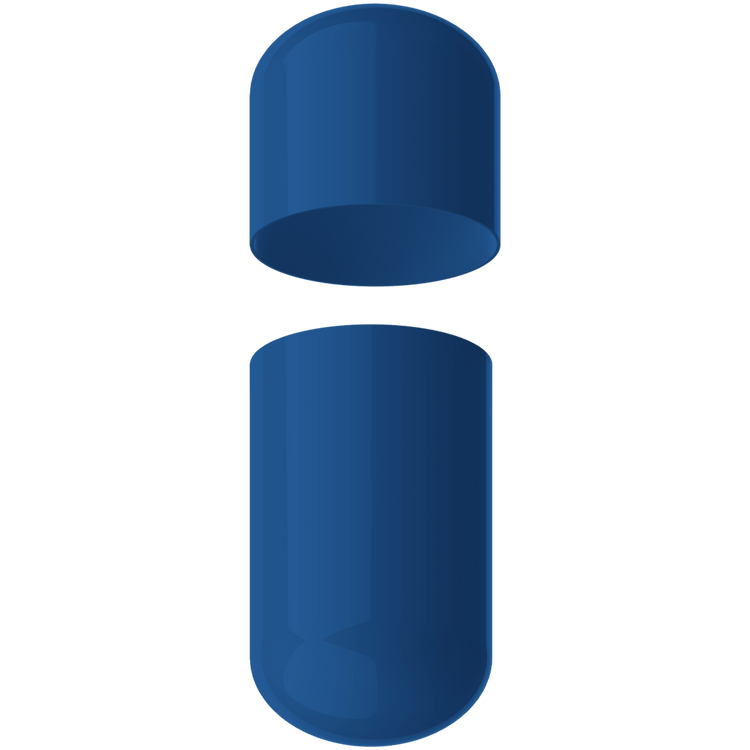 Size 00 Separated Solid Gelatin Capsules