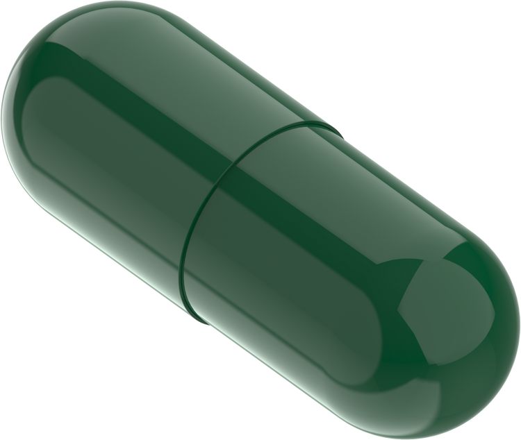 Size 00 Joined Solid Gelatin Capsules