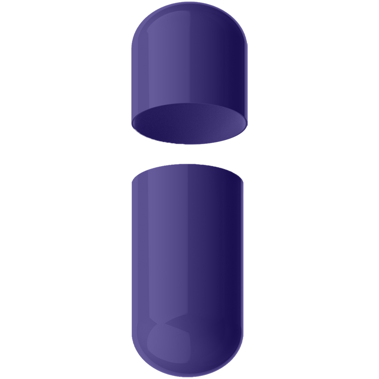 Size 00 Separated Solid Gelatin Capsules