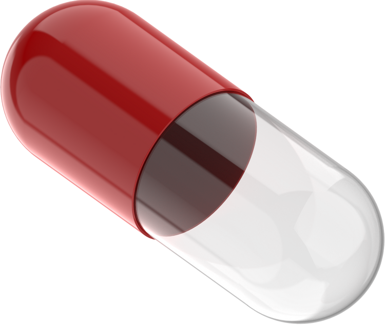 Size 5 Joined Two-Toned Gelatin Capsules