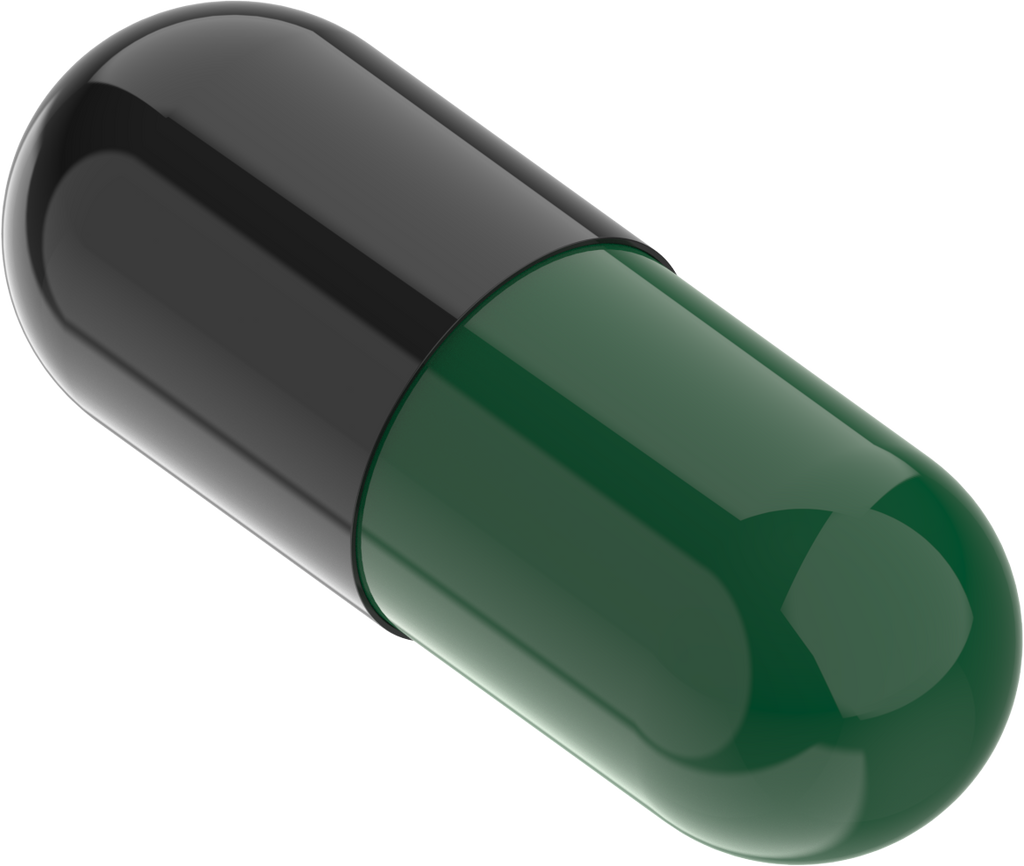 Size 00 Joined Two-Toned Gelatin Capsules
