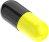 Size 0 Joined Two-Toned Gelatin Capsules