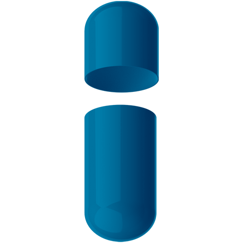 Size 5 Separated Solid Gelatin Capsules