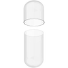 Size 000 Separated Clear Gelatin Capsules