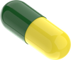 Size 0 Joined Two-Toned Gelatin Capsules