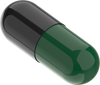 Size 0 Joined Two-Toned Gelatin Capsules