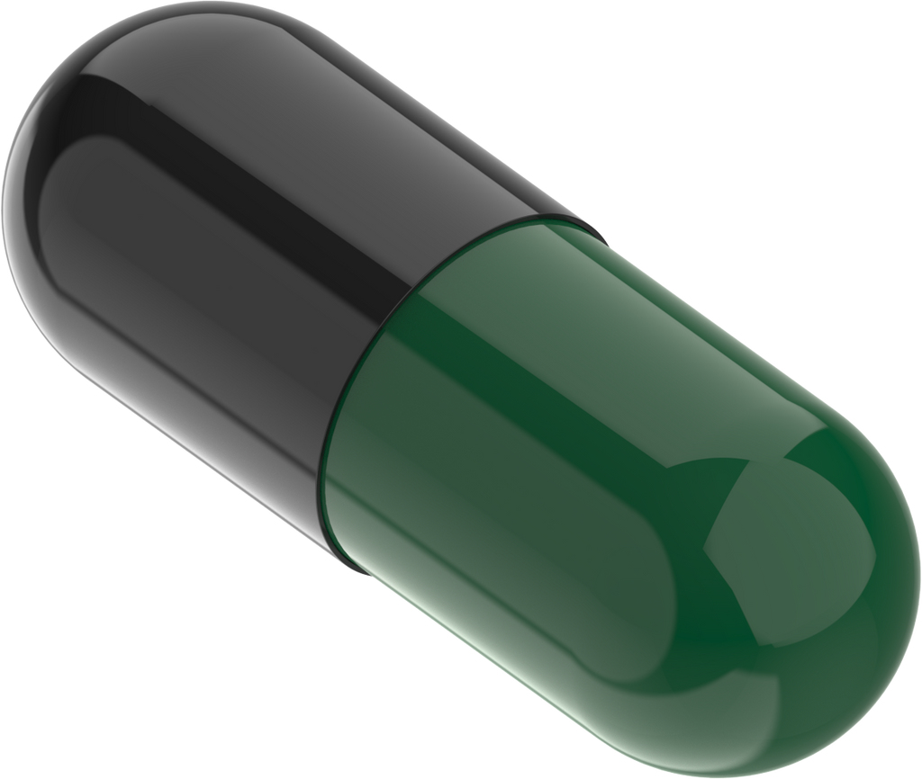 Size 0 Joined Two-Toned Gelatin Capsules