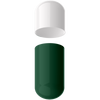 Size 00 Separated Two-Toned Gelatin Capsules