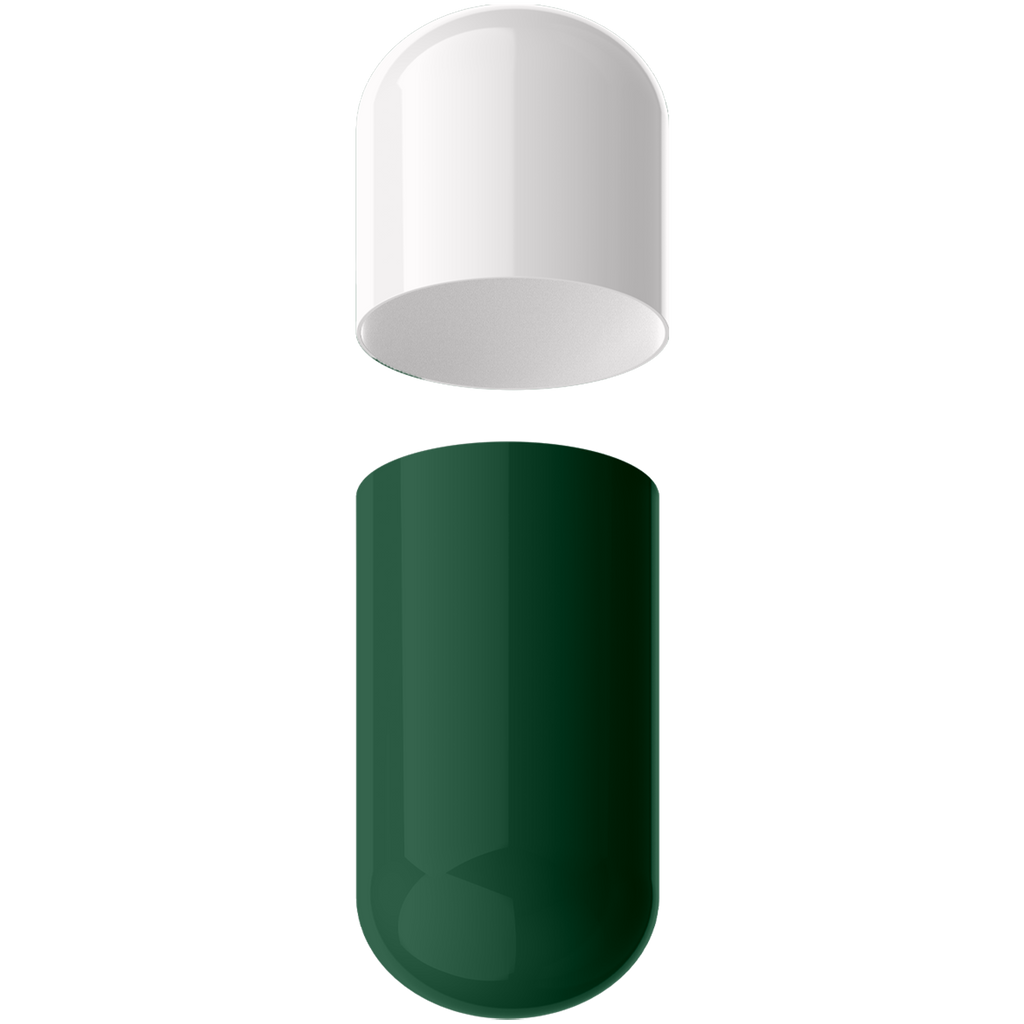 Size 00 Separated Two-Toned Gelatin Capsules