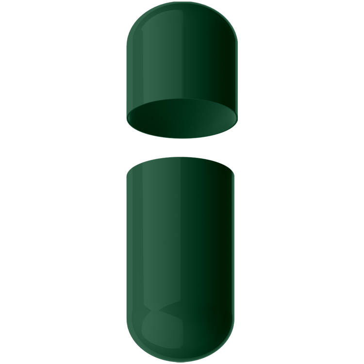 Size 000 Separated Solid Gelatin Capsules