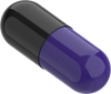 Size 0 Joined Two-Toned Gelatin Capsules