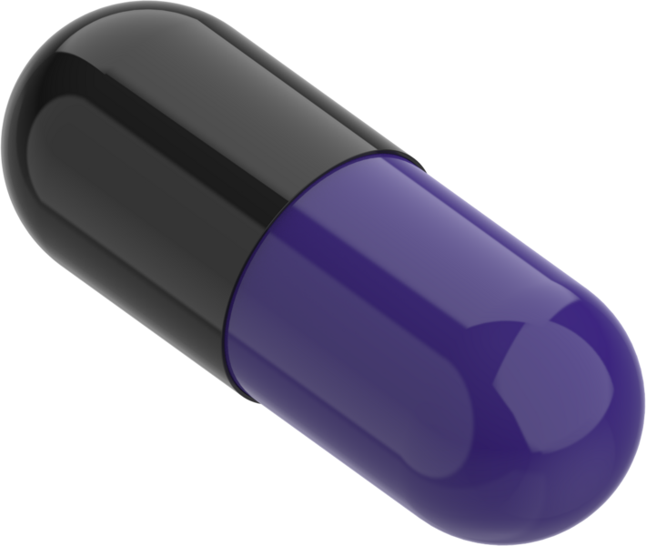 Size 0 Joined Two-Toned Gelatin Capsules