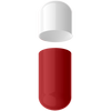 Size 4 Separated Two-Toned Gelatin Capsules
