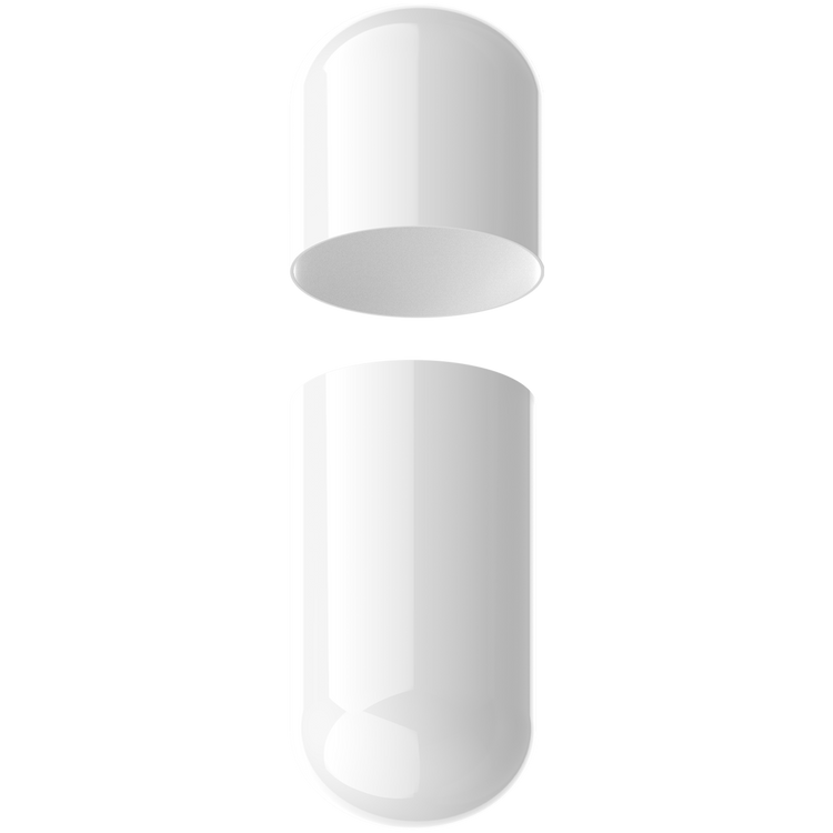 Size 3 Separated Solid Gelatin Capsules